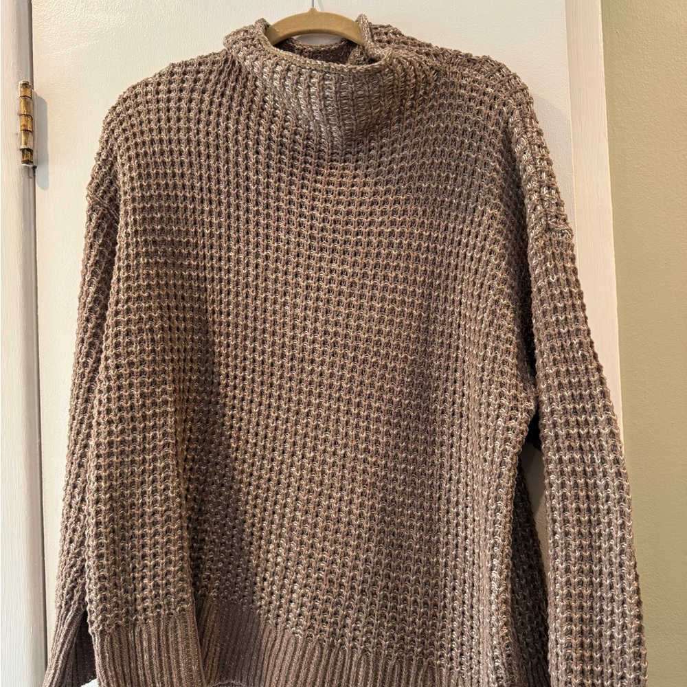 American Eagle Outfitters Taupe Turtleneck Sweater